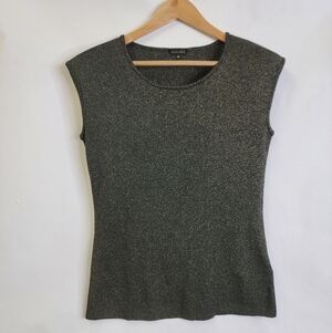 Escada  metallic knit top